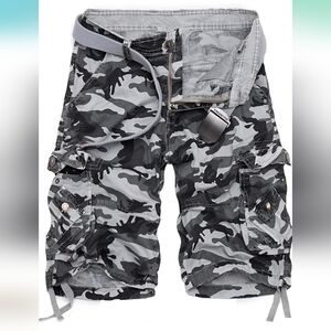 Camo cargo shorts